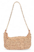 Faux Straw Fashion Shoulder Bag