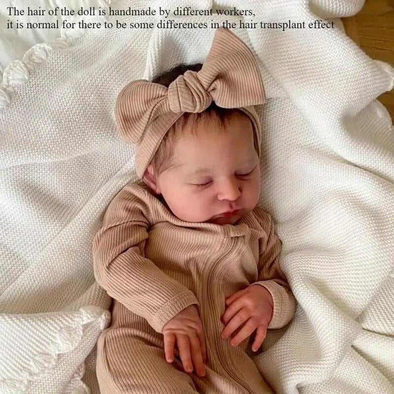 49Cm Reborn Baby Doll,3D-Painted Skin with Visible Veins Realistic,Newborn Gifts