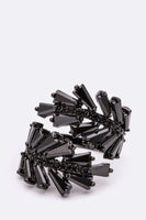 CZ Leaf Wrap Iconic Ring