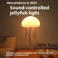 Jellyfish Mood Lamp LED Jellyfish Night Light Portable Jellyfish Lamp Smart Table Lamp for Bedside Desk