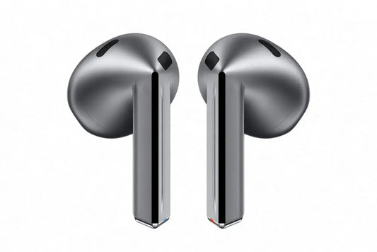 Samsung Galaxy Buds3 Wireless Bluetooth Earbuds with Adaptive Noise Control Sweat and Water Resistance AI Translator Adaptive EQ - Silver (CAD Version & Warranty)