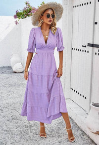Open Back Midi Dress