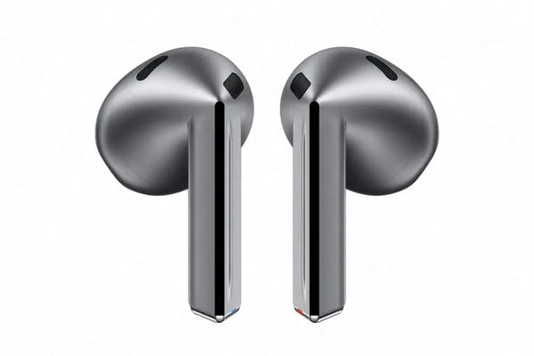 Samsung Galaxy Buds3 Wireless Bluetooth Earbuds with Adaptive Noise Control Sweat and Water Resistance AI Translator Adaptive EQ - Silver (CAD Version & Warranty)